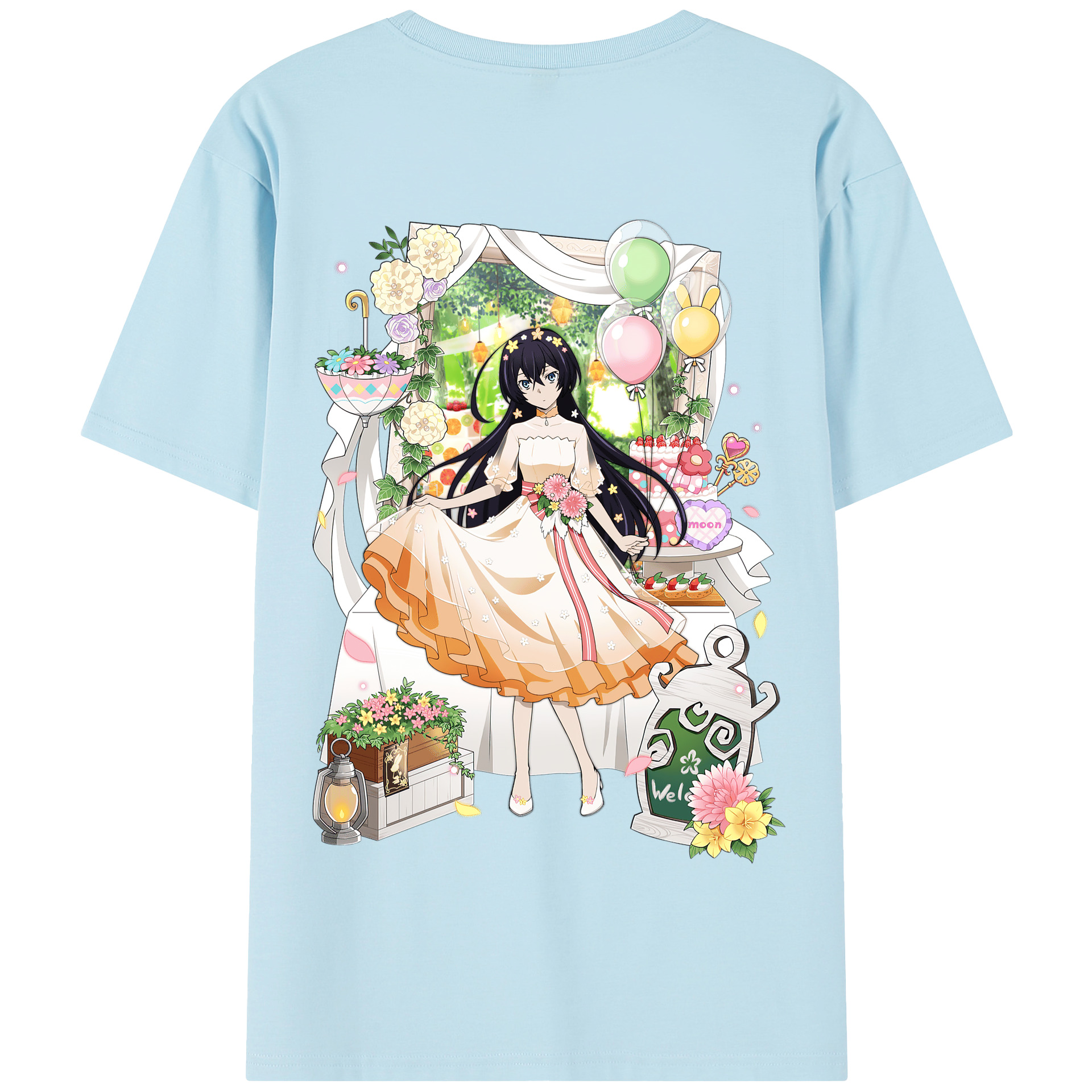 （画像用） 文豪ストレイドッグス Bungo Stray Dogs 綿100％半袖Tシャツ（背面プリント）